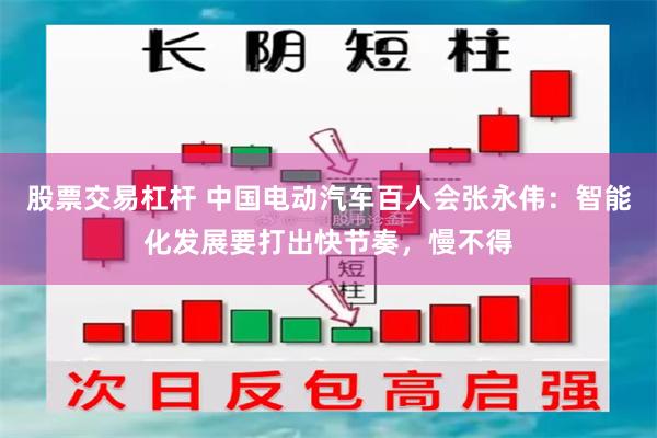 股票交易杠杆 中国电动汽车百人会张永伟：智能化发展要打出快节奏，慢不得
