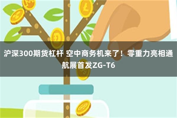 沪深300期货杠杆 空中商务机来了！零重力亮相通航展首发ZG-T6