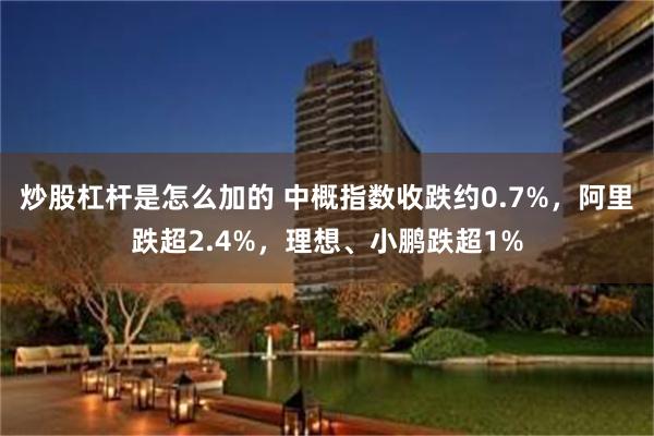 炒股杠杆是怎么加的 中概指数收跌约0.7%，阿里跌超2.4%，理想、小鹏跌超1%