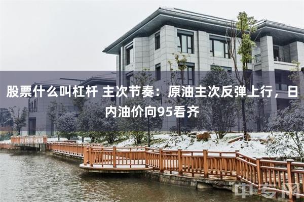 股票什么叫杠杆 主次节奏：原油主次反弹上行，日内油价向95看齐