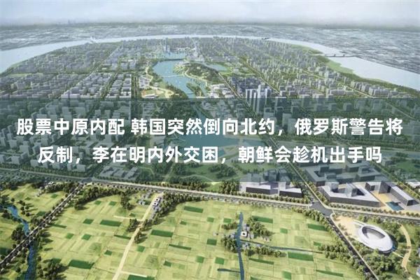 股票中原内配 韩国突然倒向北约，俄罗斯警告将反制，李在明内外交困，朝鲜会趁机出手吗