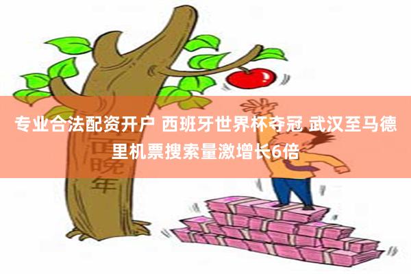 专业合法配资开户 西班牙世界杯夺冠 武汉至马德里机票搜索量激增长6倍