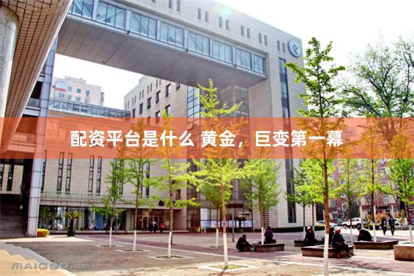 配资平台是什么 黄金，巨变第一幕
