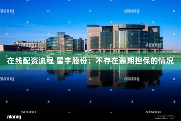 在线配资流程 星宇股份：不存在逾期担保的情况
