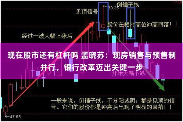 现在股市还有杠杆吗 孟晓苏：现房销售与预售制并行，银行改革迈出关键一步