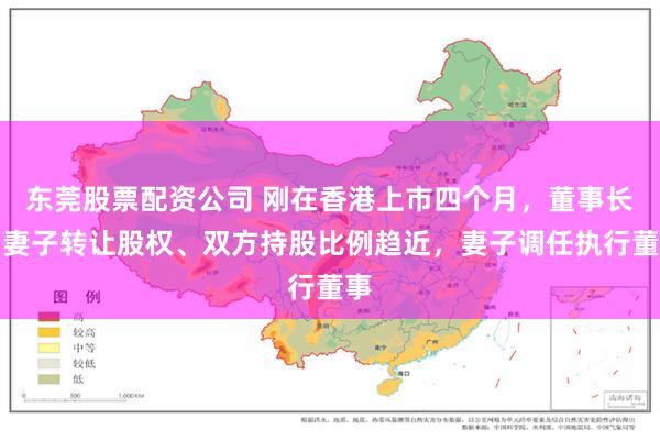 东莞股票配资公司 刚在香港上市四个月，董事长向妻子转让股权、双方持股比例趋近，妻子调任执行董事