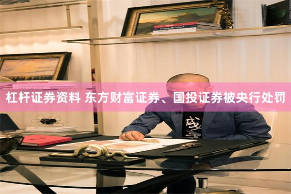 杠杆证券资料 东方财富证券、国投证券被央行处罚