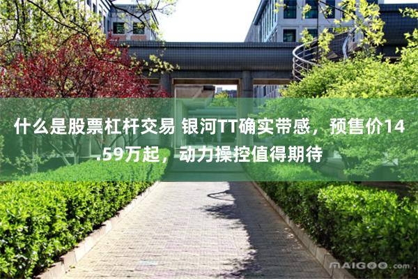什么是股票杠杆交易 银河TT确实带感，预售价14.59万起，动力操控值得期待