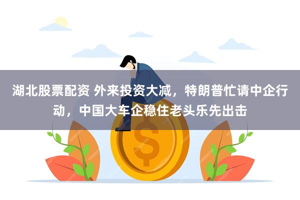 湖北股票配资 外来投资大减，特朗普忙请中企行动，中国大车企稳住老头乐先出击