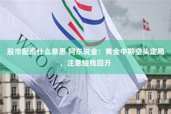股市配资什么意思 阿东说金：黄金中期空头定局，注意短线回升