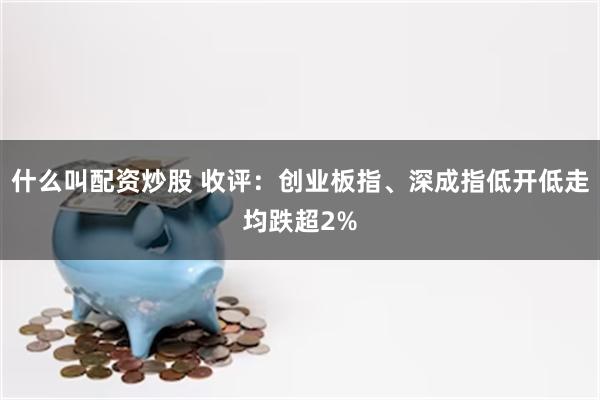 什么叫配资炒股 收评：创业板指、深成指低开低走均跌超2%